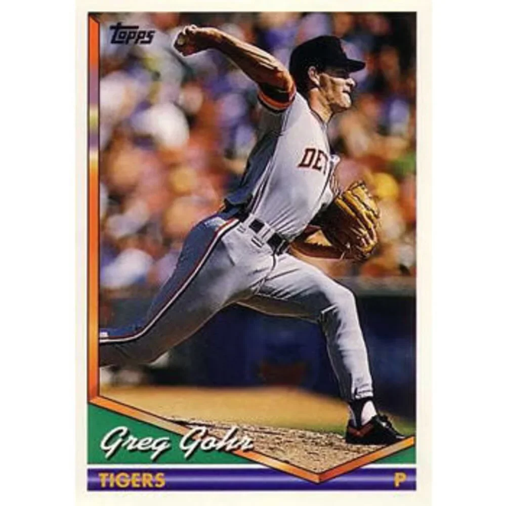 1994 Topps Greg Gohr RC # 711 Detroit Tigers